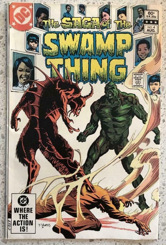 SAGA OF THE SWAMP THING #4, VF, Tom Yeates, DC 1982  more DC in store