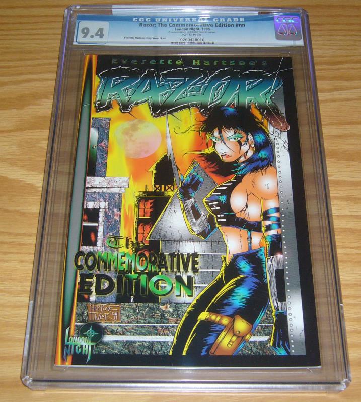 Razor: the Commemorative Edition CGC 9.4 signed everette hartsoe w/ COA (3,000)