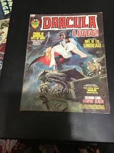 Dracula Lives #3 (1973) Solomon Kane vampire slayer! Affordable-Grade! VG+ Wow!