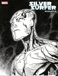 Silver Surfer Rebirth #1 (Cheung Headshot Sketch Var) Marvel Prh Comic Book 2022