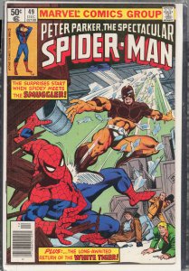 The Spectacular Spider-Man #49 Newsstand Edition (1980) Spider-Man