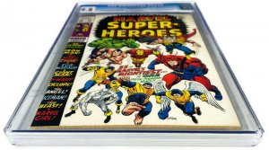 MARVEL SUPER HEROES #21 CGC 9.8 SINGLE HIGHEST GRADED 1969 NM/MT AVENGERS X-MEN 