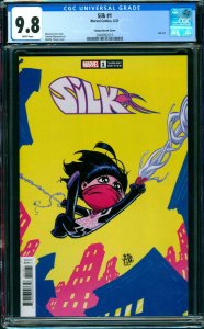 Silk #1 Skottie Young Variant Marvel Coimcs 2021 CGC 9.8 