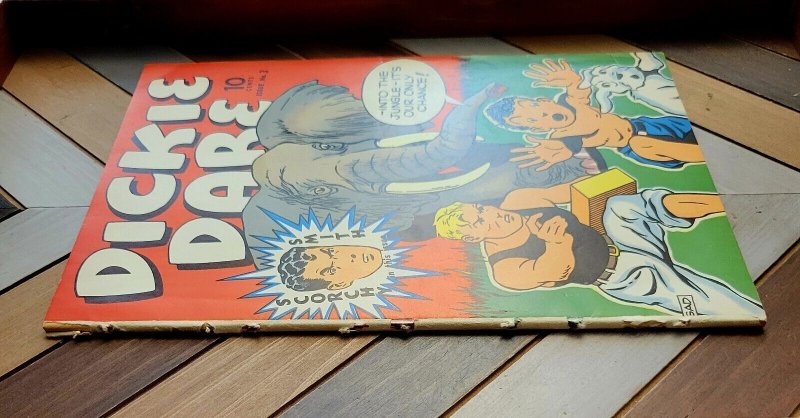 Scarce DICKIE DARE #3 VG/FN (Eastern 1942) SCORCHY SMITH | PRE-CODE Golden Age