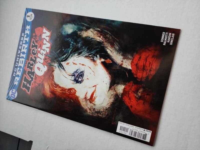 HARLEY QUINN VOL 3 ISSUE #1 BILL SIENKIEWICZ VARIANT COVER B ~ DIE LAUGHING