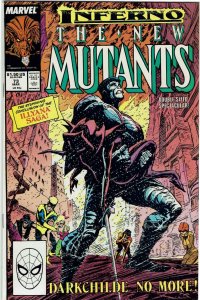 New Mutants #73 (1983 v1) Louise Simonson Inferno X-Terminators NM