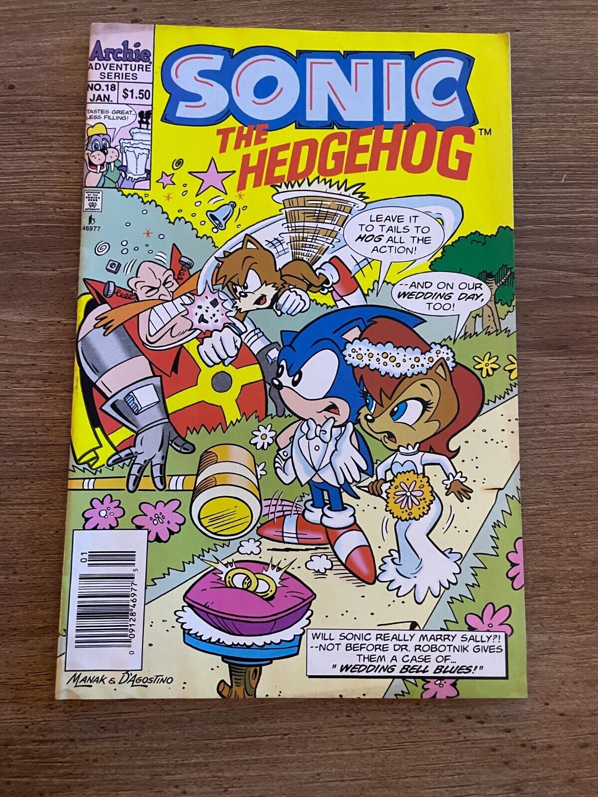 Sonic the Hedgehog #144 2005 Archie Adventure Series Knuckles