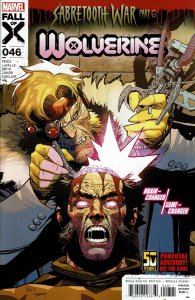Wolverine (7th Series) #46 VF/NM ; Marvel | Sabretooth War 6