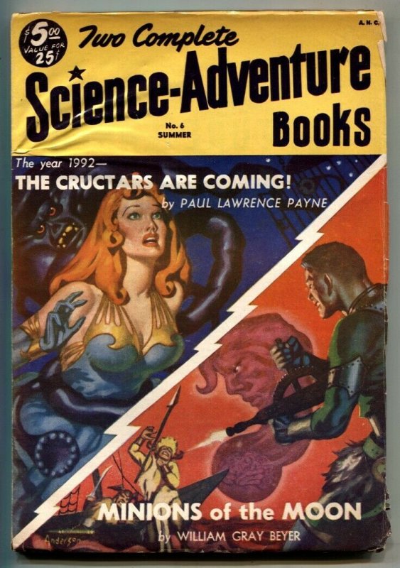 Two Complete Science-Adventure Books #6 -Cructars Are Coming