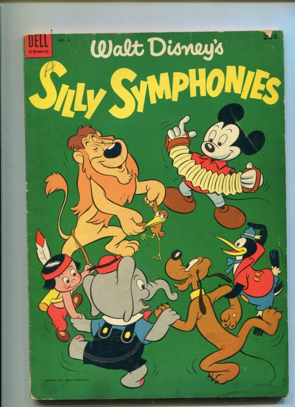 Walt Disney's Silly Symphonies 2  VG- Dell Giant The Sorcerer's Apprentice 