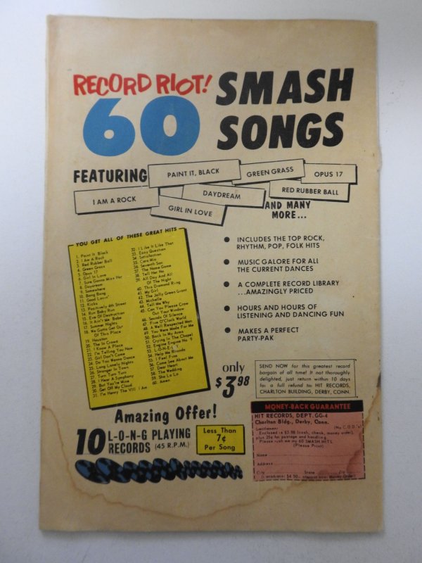 Go-Go #4 (1966) Solid Good+ Condition Moisture Stains