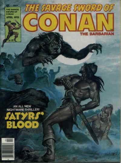 Savage Sword of Conan #51 FN; Marvel | save on shipping - details inside