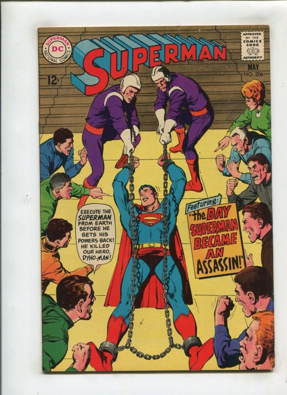 SUPERMAN #206 (8.0/8.5) 1968