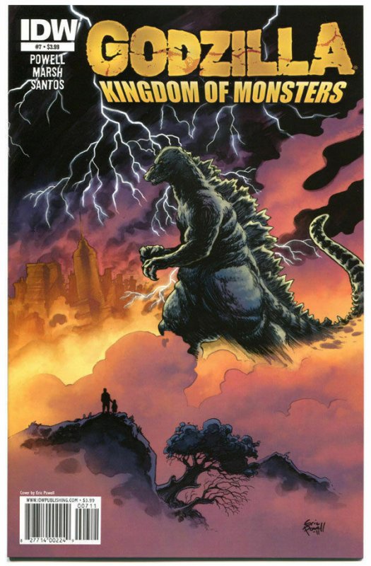 GODZILLA Kingdom of Monsters #7, NM, Eric Powell, 2011, more Horror in store