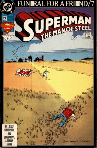 Superman: The Man of Steel #21 Direct Edition (1993) Superman