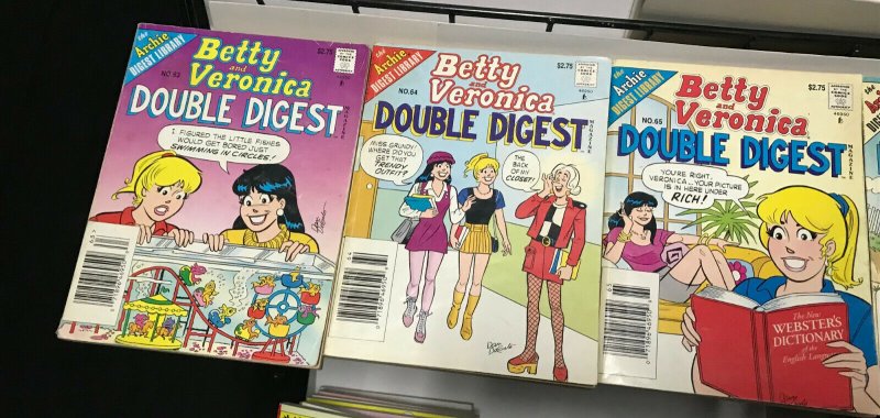 BETTY and VERONICA DOUBLE DIGEST MAGAZINE LOT of 6 Early-Mid 2000's FINE #15