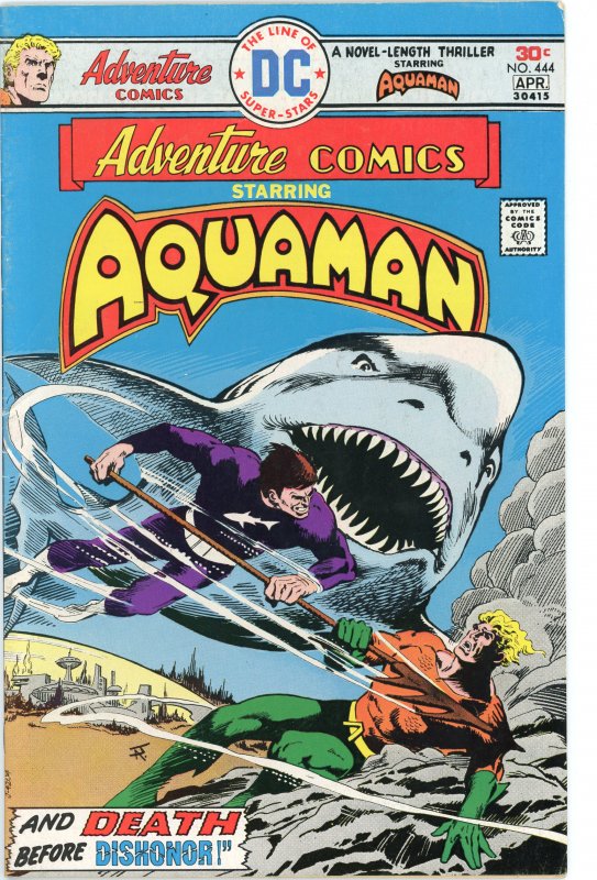 Adventure Comics 444  VG  Aquaman  Aparo Art