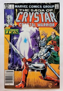 Saga of Crystar, the Crystal Warrior #2 (July 1983, Marvel) 8.5 VF+  