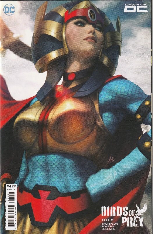 Birds Of Prey # 1 Artgerm Variant Cover NM DC 2023 [S3]