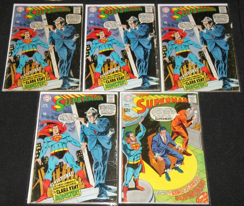DC Silver-Bronze Age SUPERMAN + SUPERBOY  TITLES 27 Mid Grade Comic Lot VG-VF