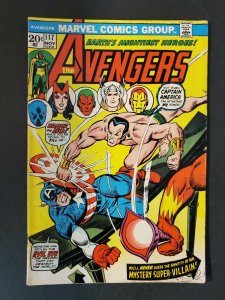 AVENGERS #117 5.0 VG/FN DEFENDERS UNPRESSED MARVEL COMIC NAMOR V CAPTAIN AMERICA 