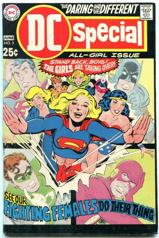 DC Special #3 1969- Female centered issue- Wonder Woman- Supergirl VF-