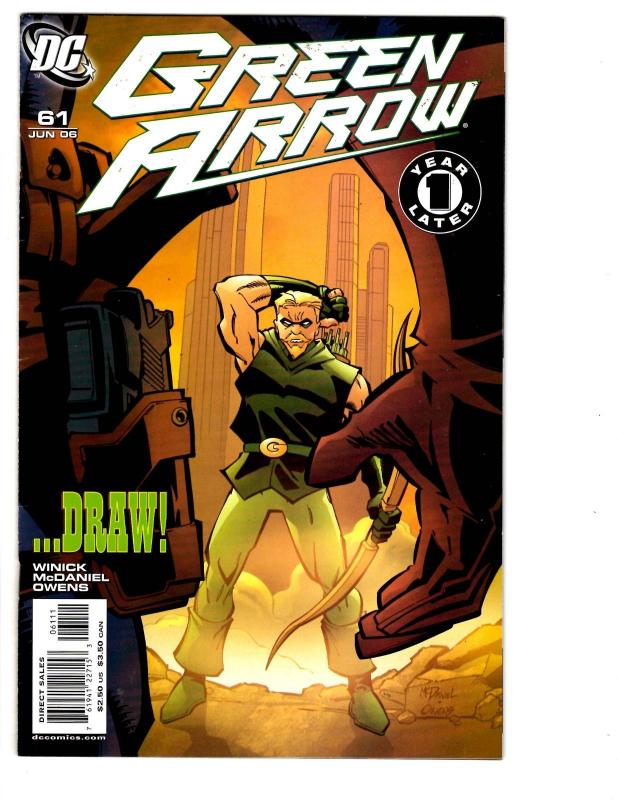 5 Green Arrow DC Comic Books # 60 61 62 63 64 Deathstroke Brick Queen Hawke BH27