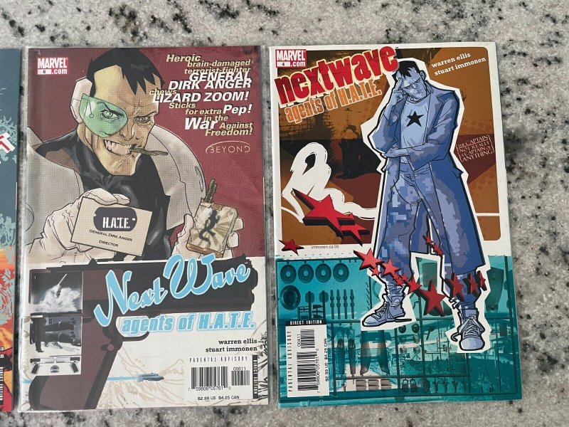 3 Nextwave Agents Of Hate Marvel Comic Books # 4 6 8 Avengers Hulk Thor 9 J814