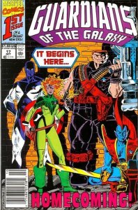 Guardians of the Galaxy #17 Marvel Comics Newsstand 10/91 (VG 4.0/Loose Cover)