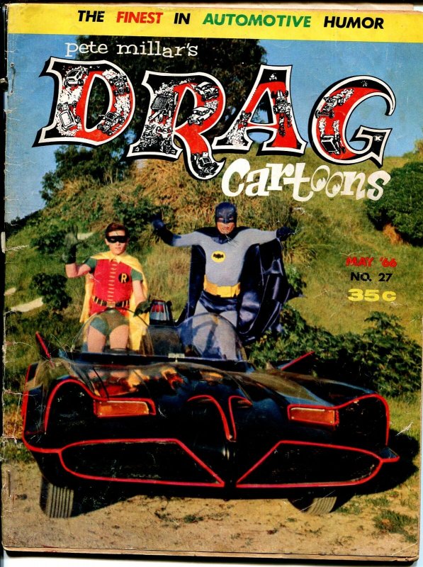 Drag Cartoons #27 1966-Wonder Warthog-Gilbert Shelton-Batman & Robin-G