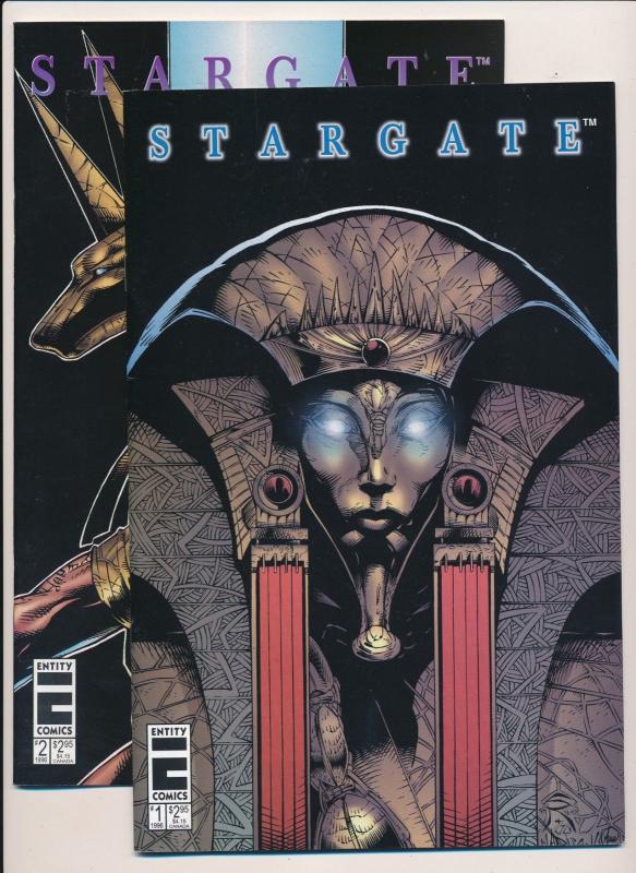 STARGATE #1,2 ENTITY COMICS (1996) ~ VF/NM (PF265)