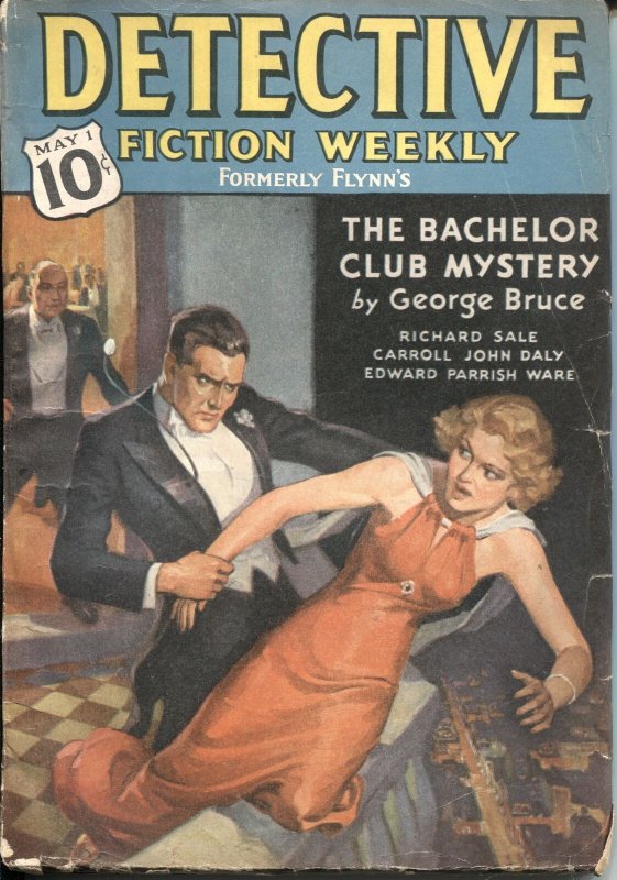 Detective Fiction Weekly Pulp CRIME-MAY 1 1937-CARROLL JOHN DALY-GEORGE BRUCE-re