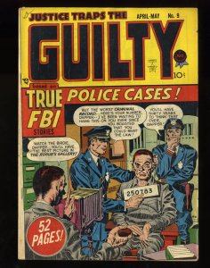 Justice Traps the Guilty #9 VG+ 4.5