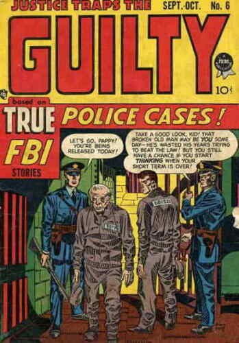 Justice Traps the Guilty #6 POOR; Headline | low grade comic - save on shipping 