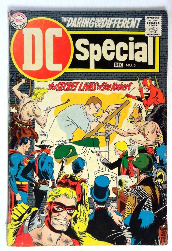 D.C. Special #5 Hawkman Flash Superman Joe Kubert DC (1969) VG
