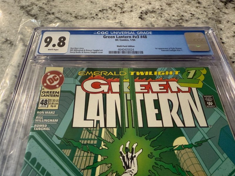 Green Lantern # 48 CGC Graded 9.8 DC Universe Variant Comic Book Rainer JH19