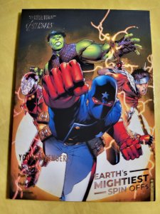 2022 Flee Ultra Avengers: Earth Mightest Spin Offs #SO-5 Young Avengers