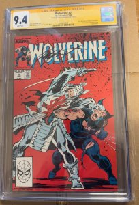Wolverine #2 (1988) CGC 9.4 Signed by Chris Claremont