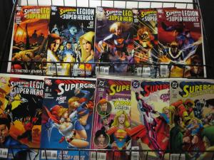 SUPERGIRL Comics 25 diff issues 1996-2008 with Legion of Super Heroes F-VF+