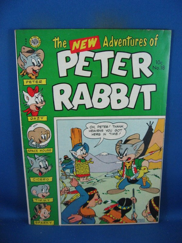PETER RABBIT 18 F AVON BONDAGE CVR 1953