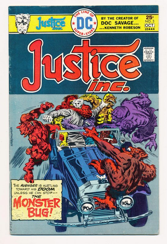 Justice Inc. (1975) #1-4 FN/VF- Complete series