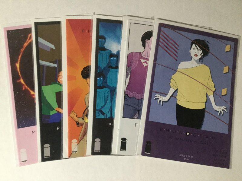 Phonogram The Immaterial Girl 1-6 1 2 3 4 5 6 Lot Set Run Nm Near Mint Image