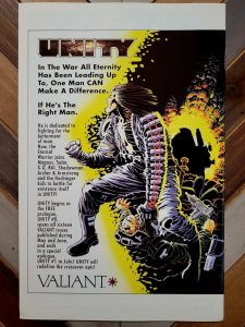 Unity #0 VF- Valiant Mail-Away 1992 Barry Windsor-Smith, Bob Layton, Jim Shooter
