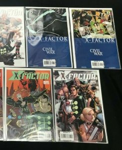 X-FACTOR #8-16 9PC RUN (VF/NM) CIVIL WAR!! 2006-07