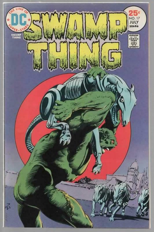 SWAMP THING 17 VG-F  July 1975