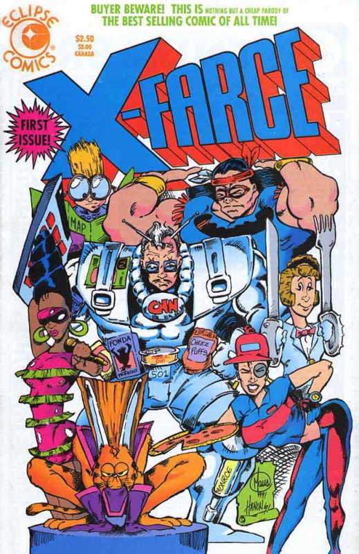 X-Farce #1 VF/NM; Eclipse | X-Force parody - we combine shipping 