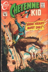 Cheyenne Kid #78 1970-Charlton-Wander-sci-fi western hero appears