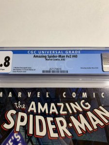 Amazing Spider-man V Vol Volume 2 # 40 Cgc 9.8 019 White Pages Marvel Legacy 481