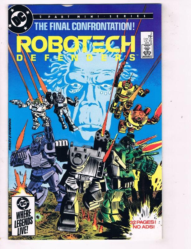 Robotech Defenders (1985) #2 DC Comic Book Macross Manga HH4 AD38