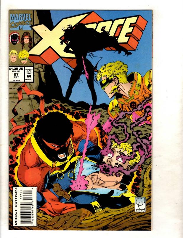 12 X-Force Marvel Comic Books # 12 13 14 20 21 24 25 26 27 28 30 38 X-Men DJ1